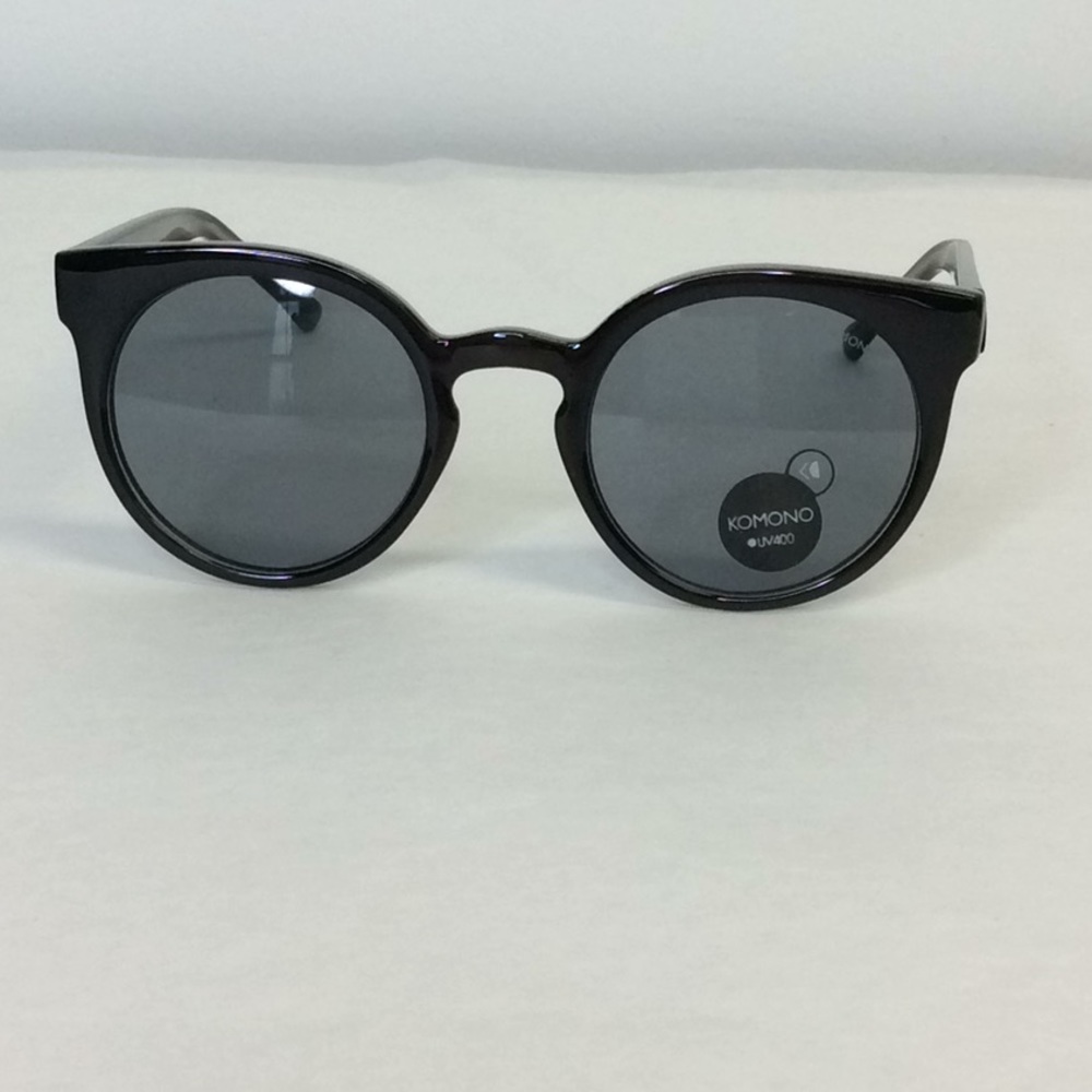 KOMONO sunglasses cat eye LULU Black Green NEW - Picture 8 of 11